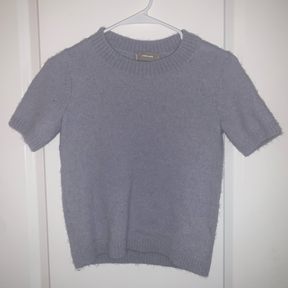 Everlane Alpaca Sweater T Shirt Top Light Periwinkle Purple Size Small - Picture 2 of 6